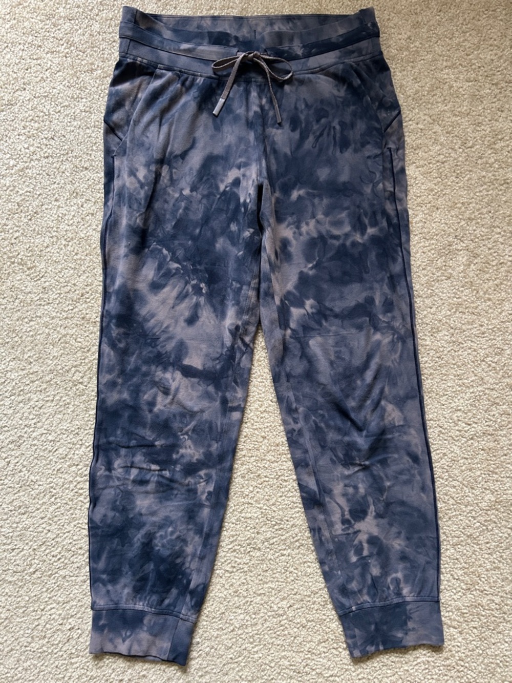 lululemon athletica Tie-Dye Navy Gray Joggers